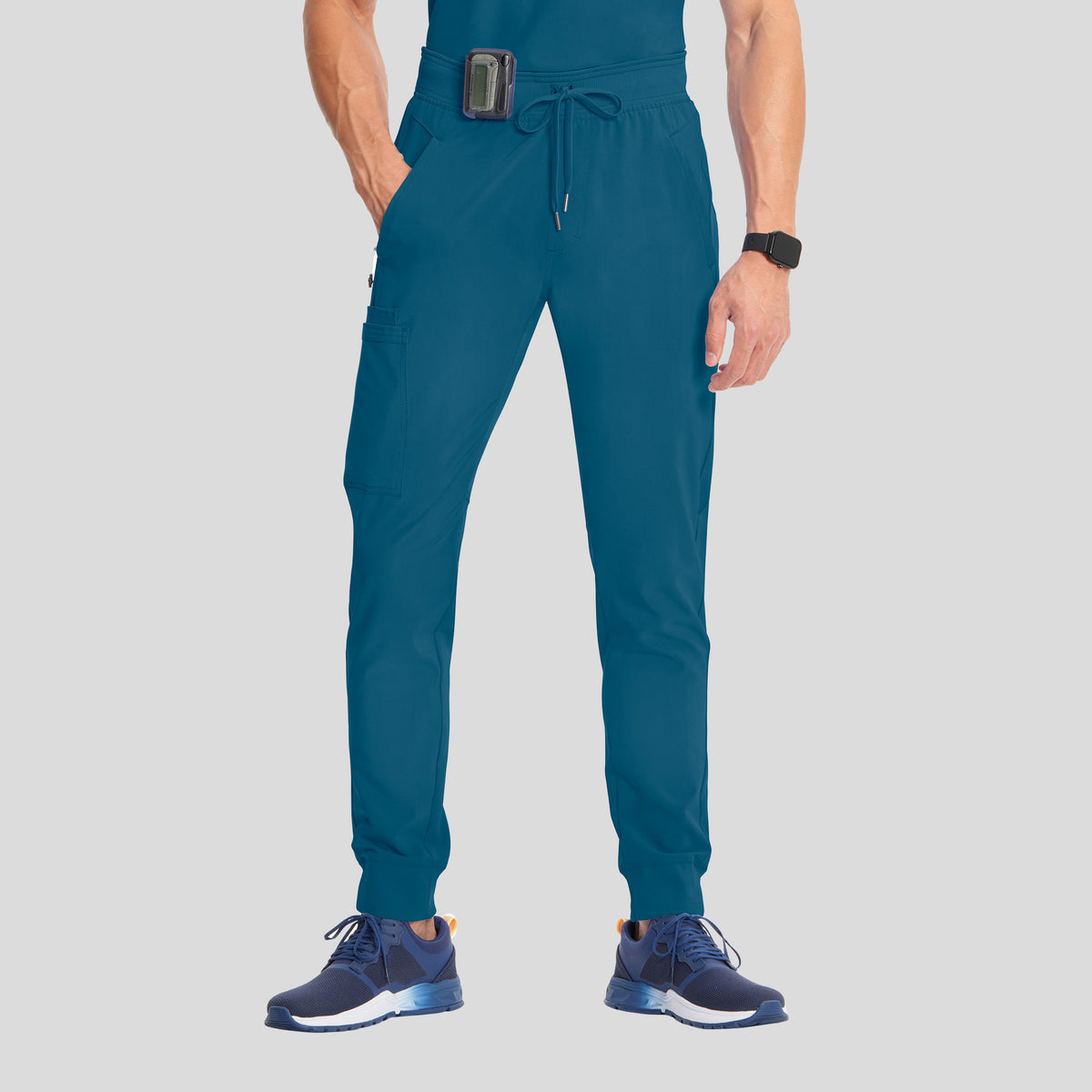 Infinity Men's Drawstring Jogger Scrub Pant | Caribbean