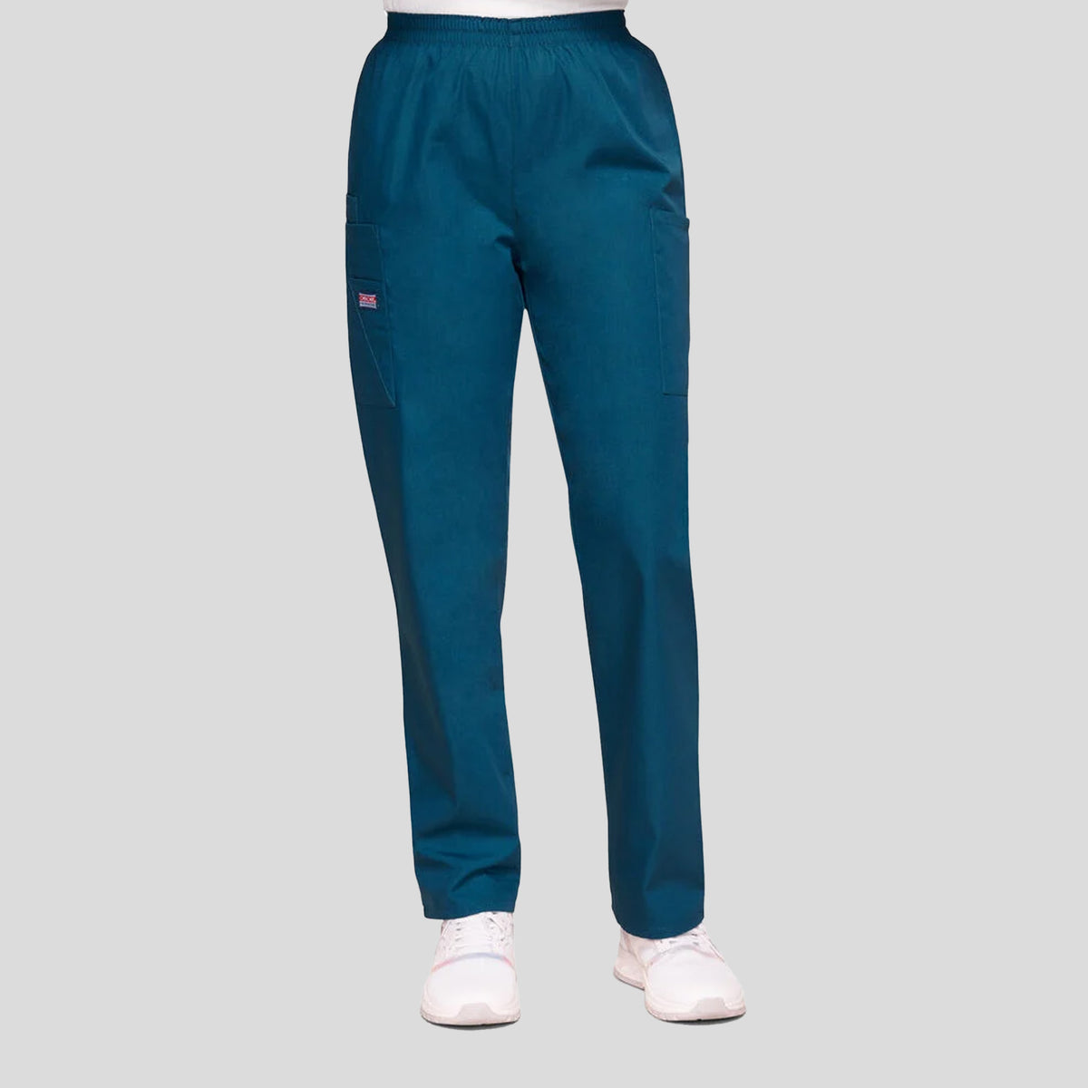 Elastic Waist Utility Scrub Pant | Caribbean