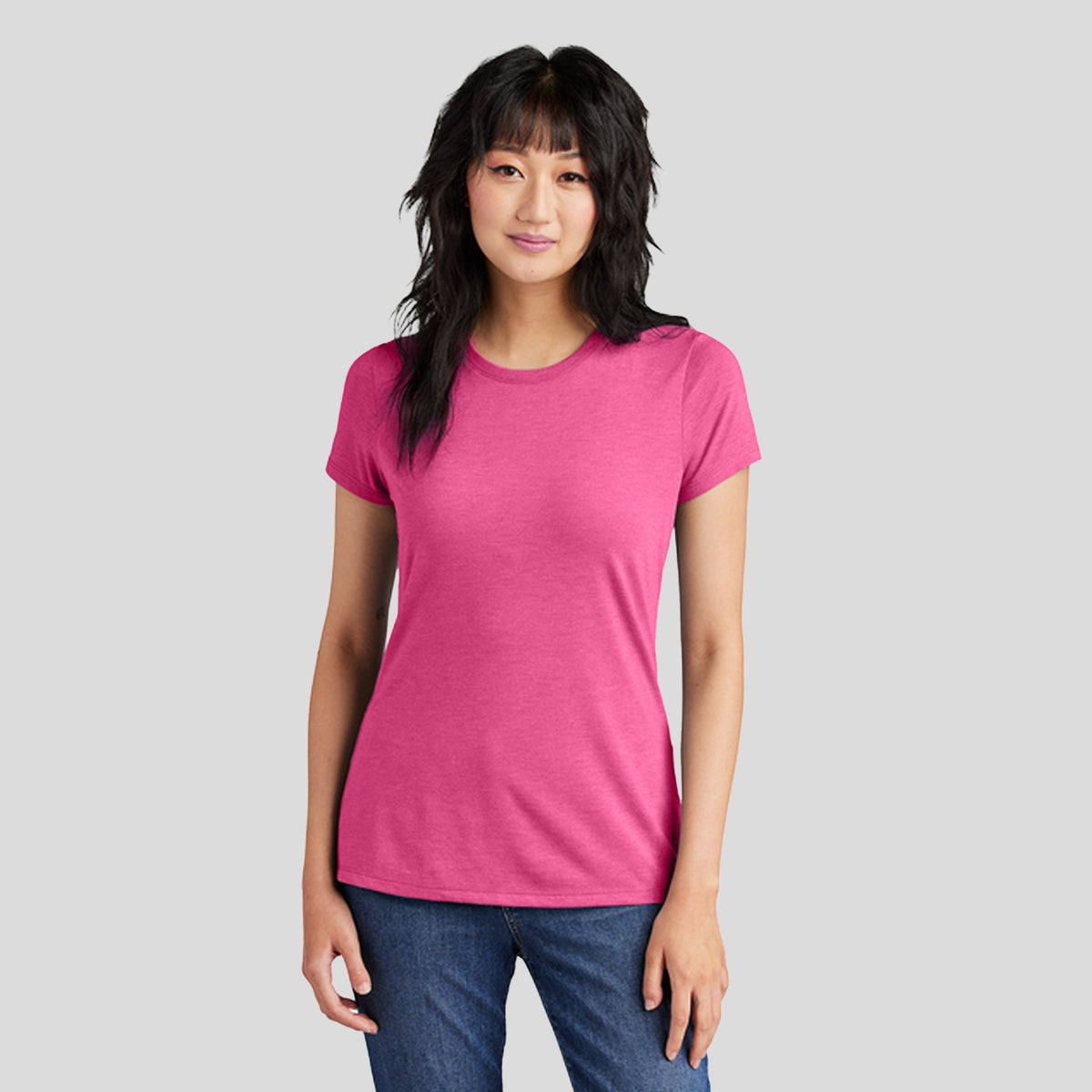 Womenโs Perfect Triยฎ Tee | Fuchsia Frost
