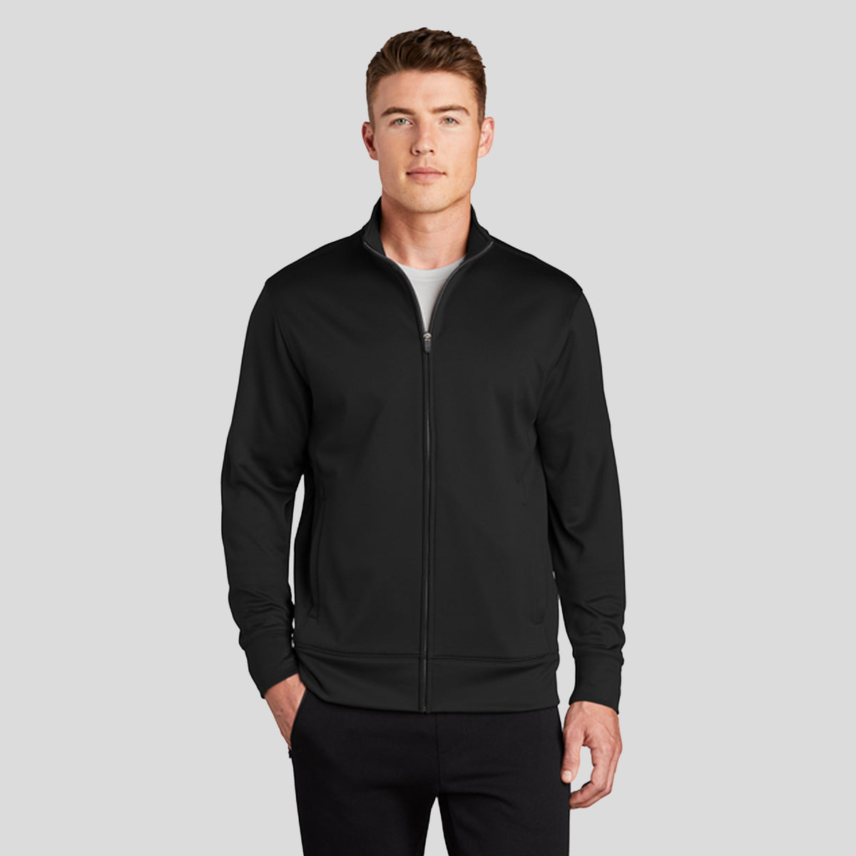 Sport-Wickยฎ Fleece Full-Zip Jacket | Black