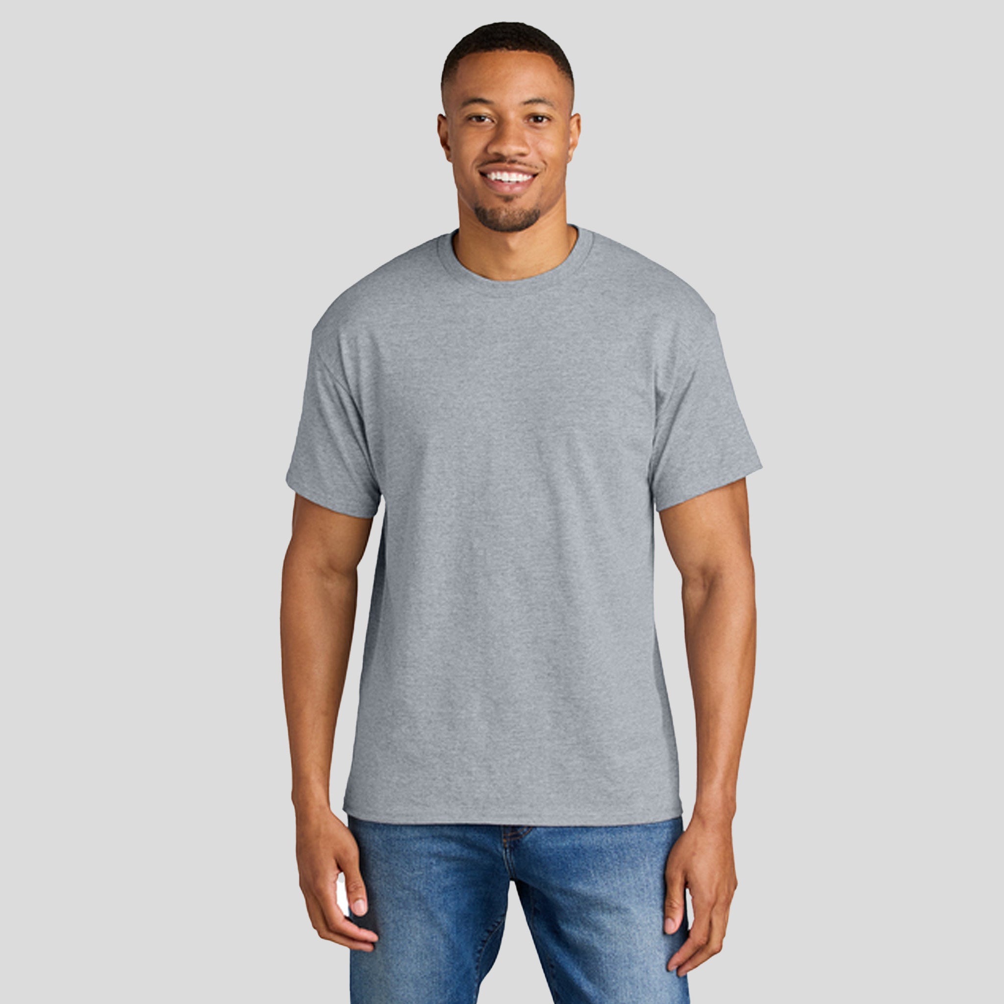 Gildanยฎ DryBlendยฎ 50 Cotton/50 Poly T-Shirt | Sport Grey