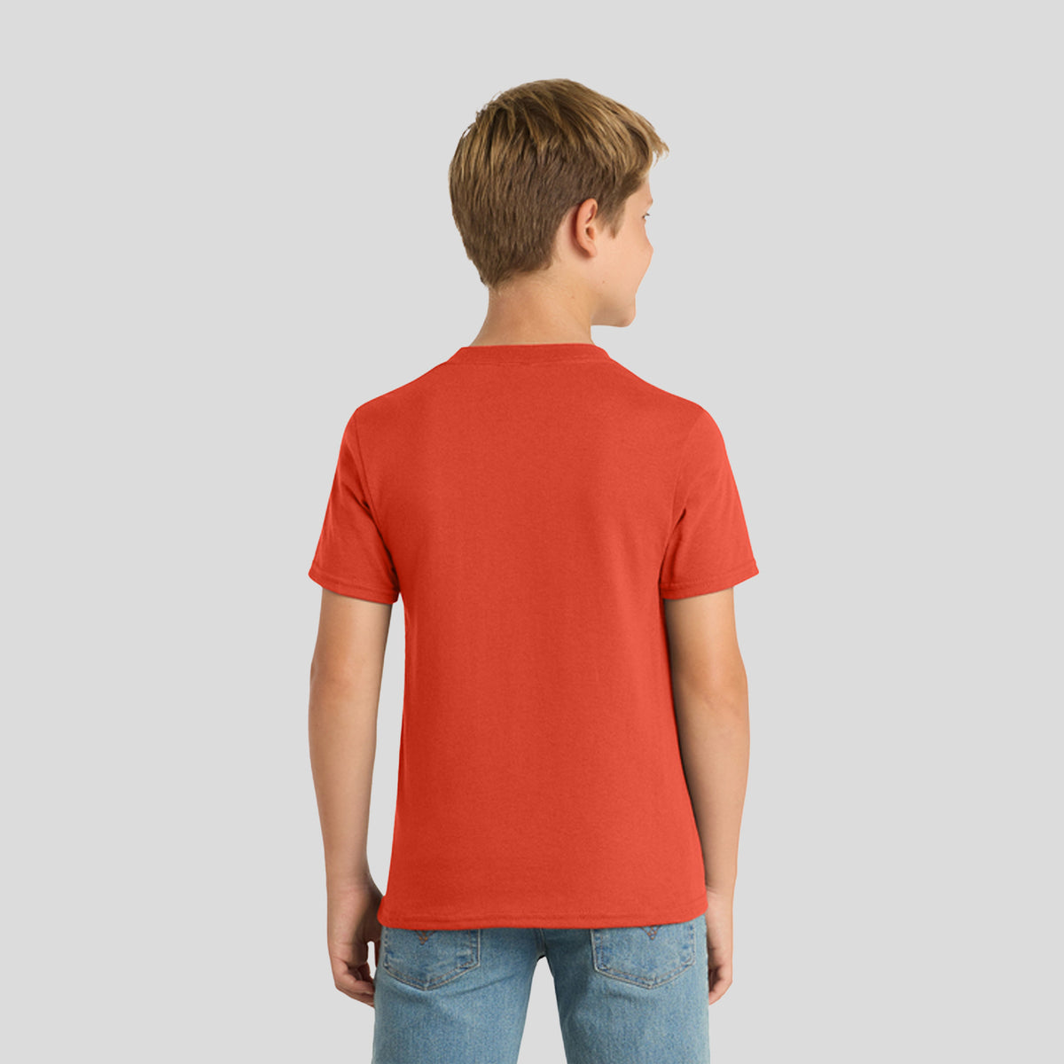 Youth Core Blend Tee | Orange
