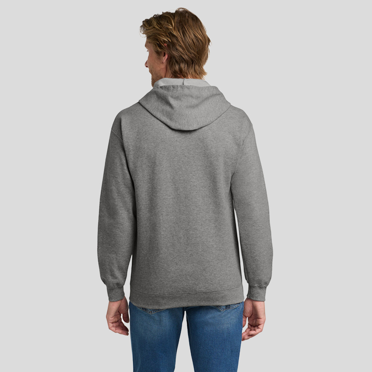 Heavy Blendβ’ Full-Zip Hooded Sweatshirt | Graphite Heather