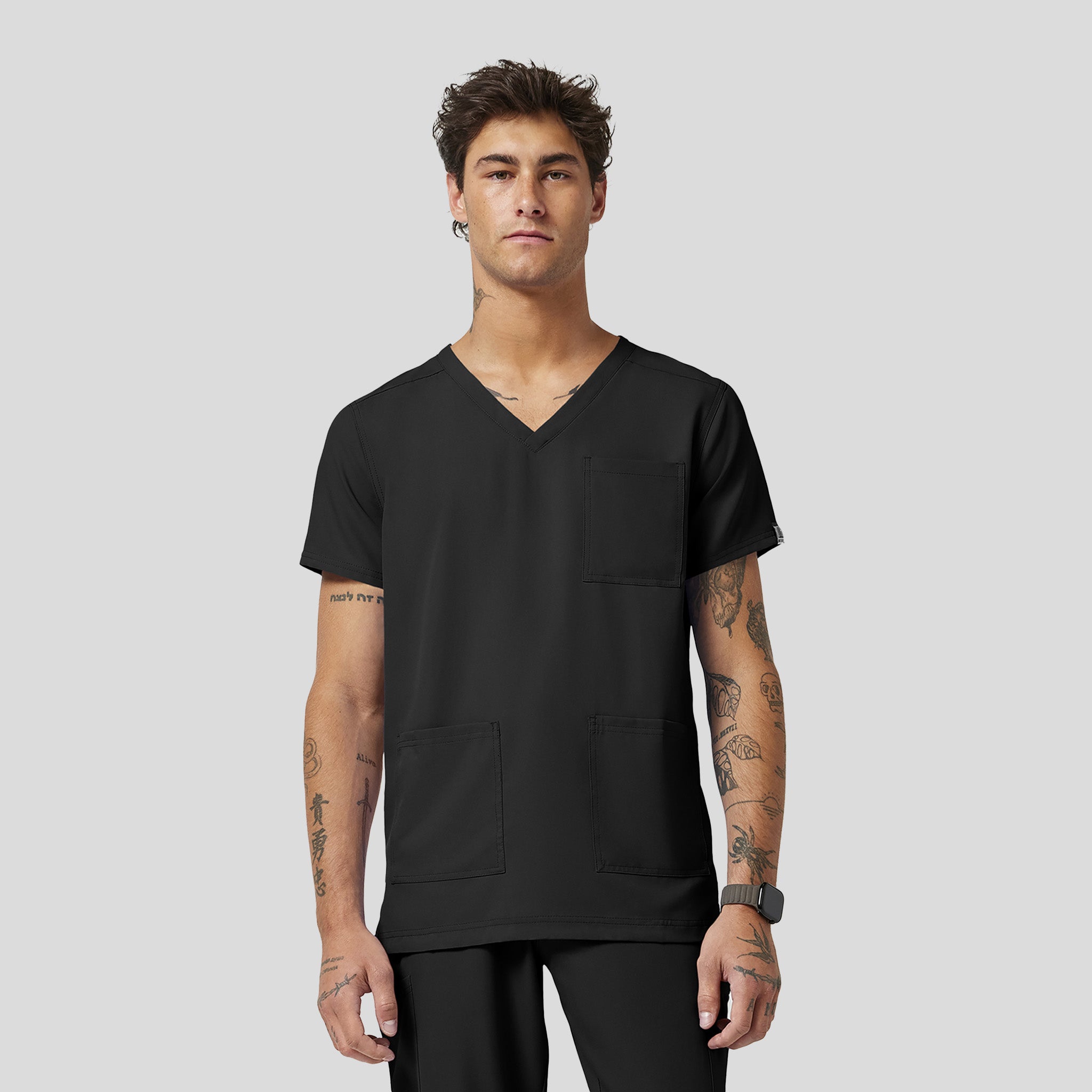 Men's 3 Pocket Top | Black