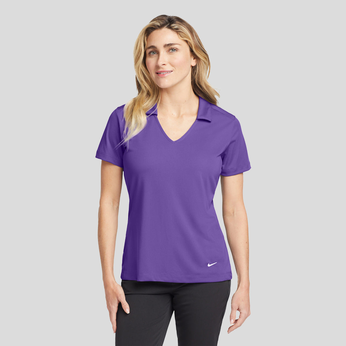 Women's Dri-FIT Vertical Mesh Polo | Court Purple
