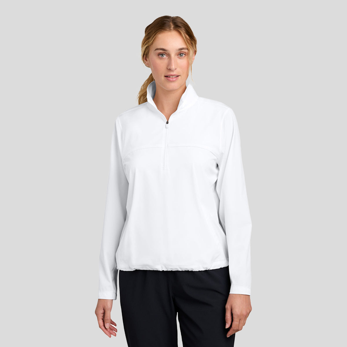 Women’s Repeat 1/2-Zip | White