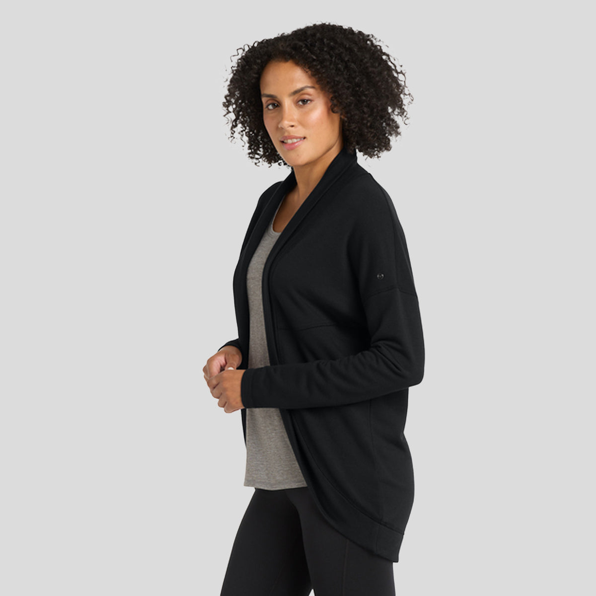 Women's Luuma Cocoon Fleece | Black
