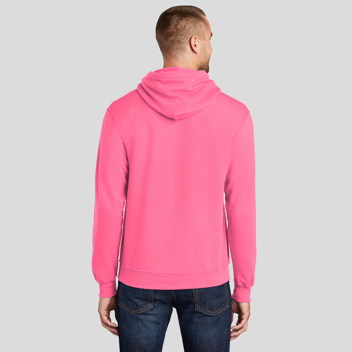 Core Fleece Pullover Hooded Sweatshirt | Neon Pink