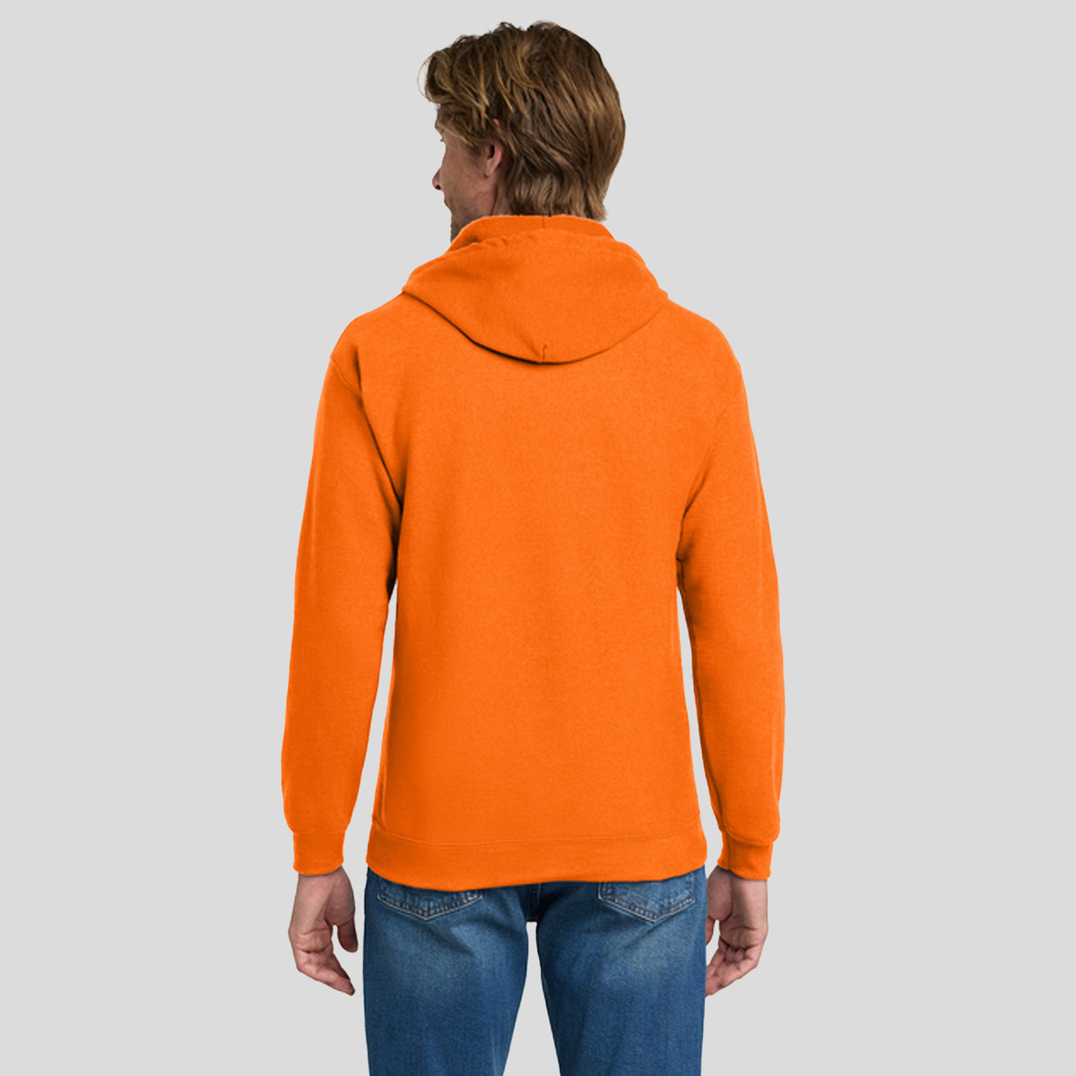 Heavy Blend™ Full-Zip Hooded Sweatshirt | Safety Orange